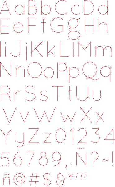 5S Circle Quarter Native bx font-Scalable from 1/4" to 3"